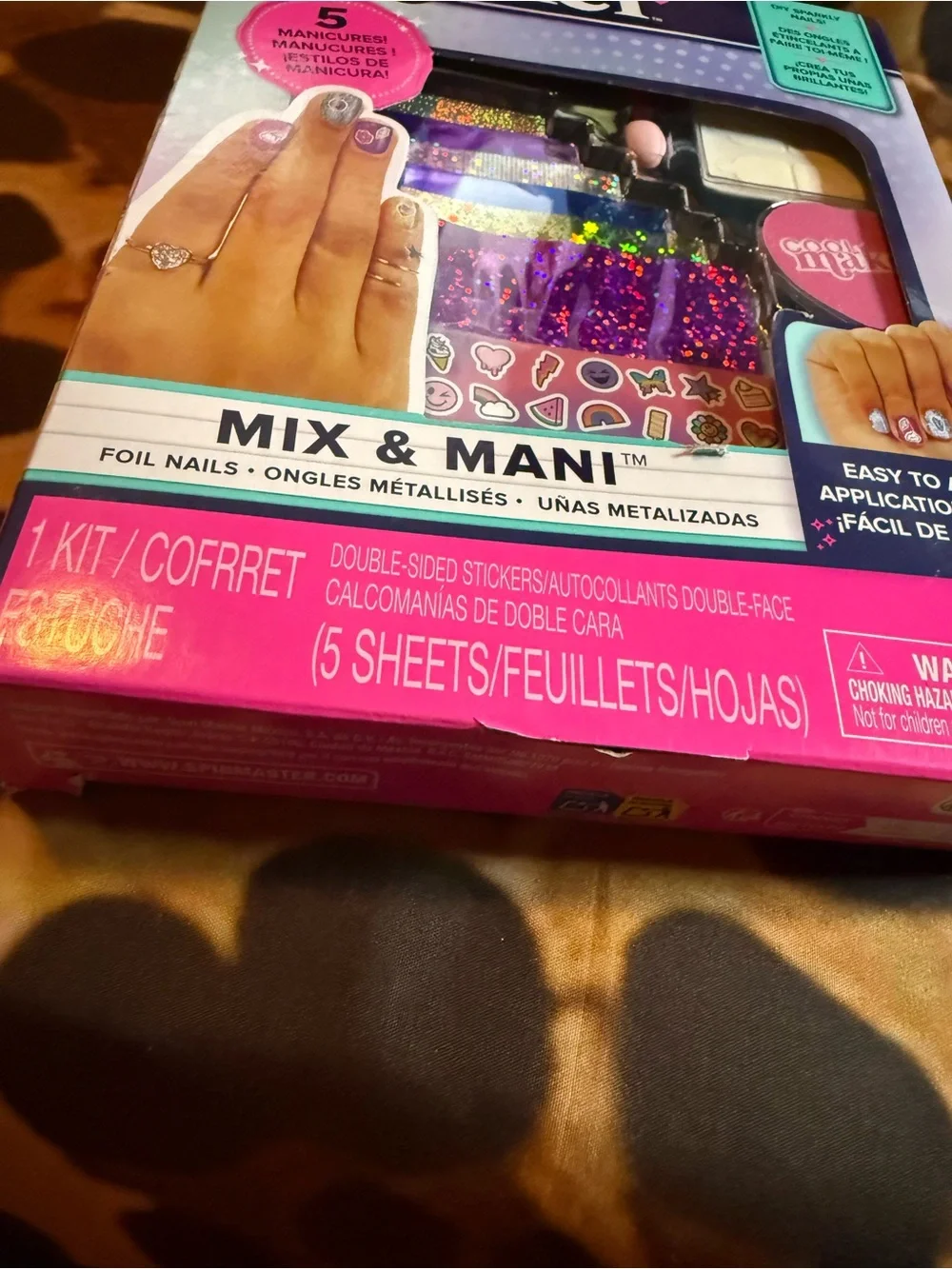 Mix & Mani Foil Nail Kit — Purple Nail Accents